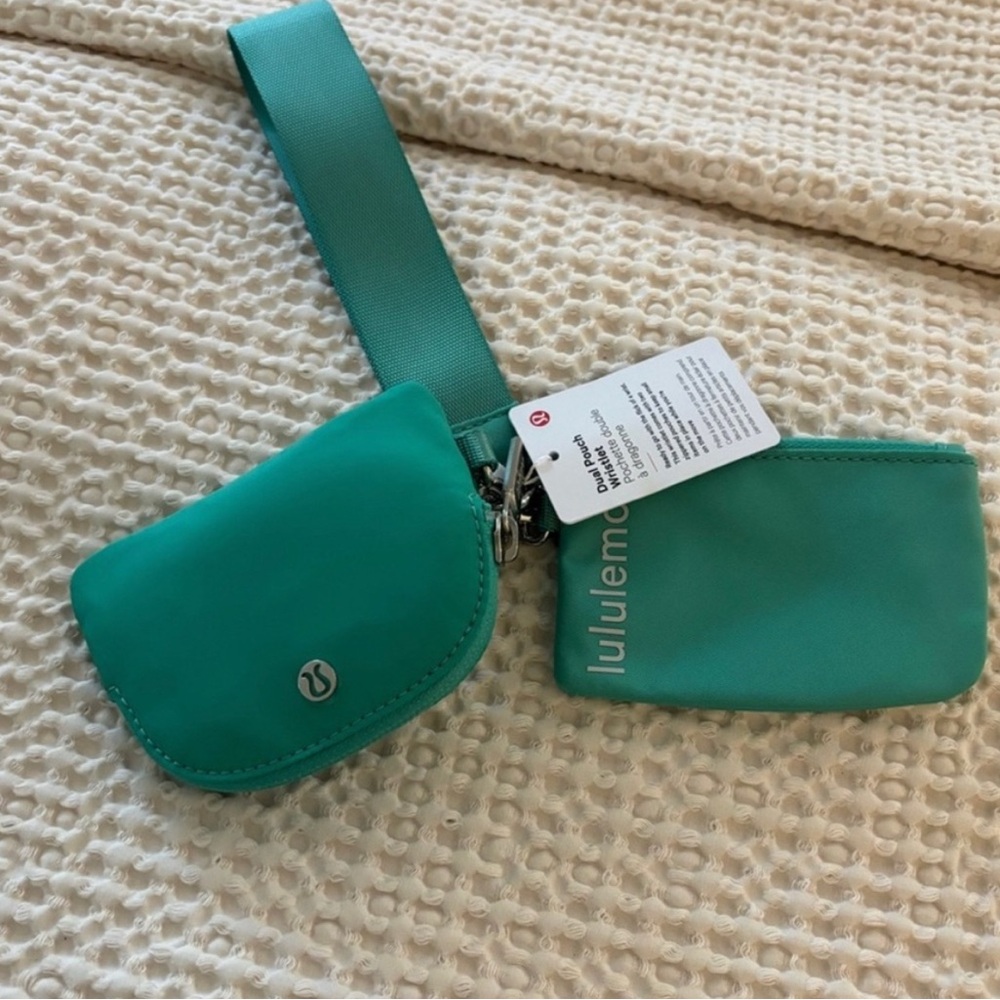 Lululemon Teal Belt Bag Set